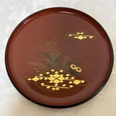 山口県特産　大内塗　小さい盆　未使用