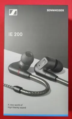 美品 SENNHEISER IE200 有線イヤホン 黒 使用回数少￼ ￼￼￼￼ - メルカリ