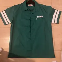 X-LARGE グリーン 半袖シャツ L