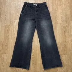 LUENNA セミフレアデニムパンツ