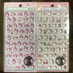 ボンボンドロップシール　サンリオミニ　キティ　マイメロ