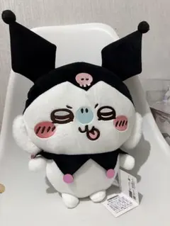 【タグ付き】サンリオキャラクターズ ちいかわ BIGぬいぐるみ クロミ モモンガ