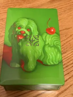 プレスバターサンド　緑色の犬 アートボックス 島田萌