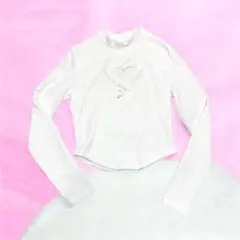 あ*様 SHEIN Dazy オープンハート ハイネック カットソー