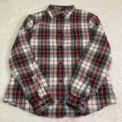 L.L.Bean チェック柄　ネルシャツ コットン100% サイズM