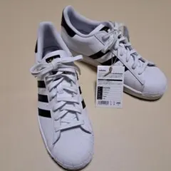 もっちぃ～様専用！新品スーパースター金ベロ ホワイト×ブラック 28cm