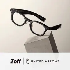 Zoff UNITED ARROWS ブラックメガネ