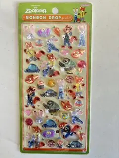 【未開封】ズートピア ボンボンドロップシール 正規品 立体 ディズニー