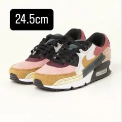 NIKE AIR MAX 90 CORDUROY W 24.5 マルチカラー