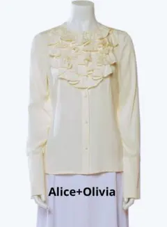 alice + olivia フリル付き長袖シャツ Mサイズのサムネイル