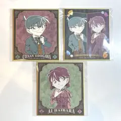 【新品】名探偵コナン トレーディングミニ色紙 ジュエル クラパレット ３点セット