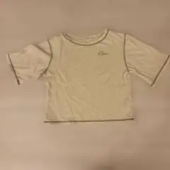 CLASSICAL ELF 配色ステッチ 半袖Tシャツ アイボリー XL