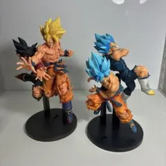 ドラゴンボール　悟空　バーダック　ブルー悟空　ブルーベジータ　フィギュア