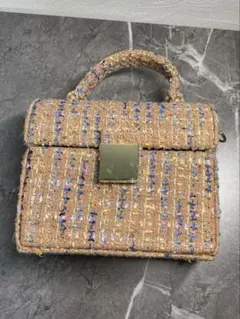 【最終値下げ】リリーブラウン ショルダーバッグ ツイード