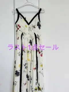 FRAY I.D フルーツプリントサイドリボンキャミワンピース／ウォッシャブル