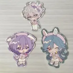 あんスタ ユメ ライカ カンナ アニカフェ ステッカー アニメイトカフェ