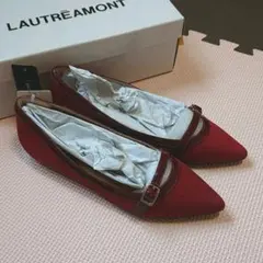 【新品 】 ロートレ・アモン  赤パンプスのサムネイル