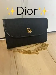 ディオール トロッター チェーン ショルダー バッグ ロゴ