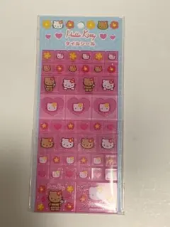 タイルシール　サンリオ　日焼けキティ