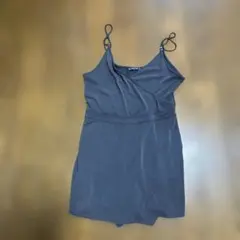 Abercrombie & Fitch ノースリーブミニパンツワンピース Lのサムネイル