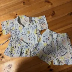 美品　après les cours 浴衣ドレス 100サイズ 花柄