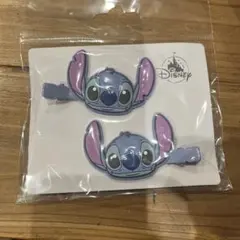 ディズニー スティッチ ヘアクリップ 2個セット　ディズニーストア