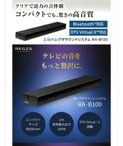 新品未開封】REGZA サウンドシステム RA-B100 スピーカー テレビ