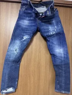 DSQUARED2 ダメージ加工 スキニーデニム
