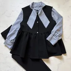 【新品あり】ママスーツ 入学式 卒業式 セレモニースーツ ベスト 3点セット