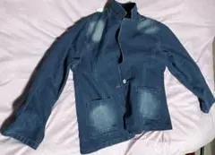 濃い青 デニムジャケット　2XL