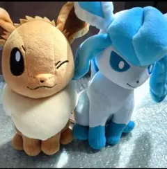 【新品タグ付】ポケモン もふぐっとぬいぐるみ イーブイ グレイシア 2種セット