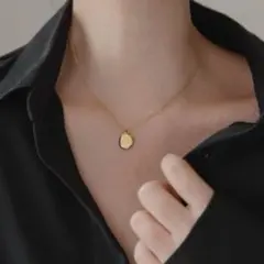 【在庫整理】ネックレス サージカルステンレス　コイン ラウンド