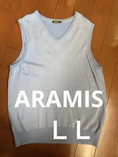 ARAMIS 水色 Vネック ベスト LLサイズのサムネイル