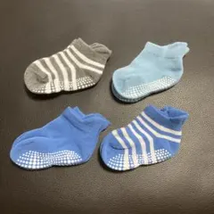 子供　靴下　キッズ　ベビー　ソックス　すべりどめ　耳付き　3〜12ヶ月