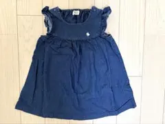 ◆美品◆ Polo デニムワンピース フリル袖のサムネイル