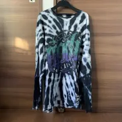 Ripdw タイダイ柄 長袖シャツ ブラック・ホワイト・パープル