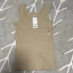 リブタンクトップ タンクトップ