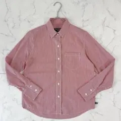 POLO JEANS CO. Ralph Lauren 스트라이프 긴팔 셔츠 레드