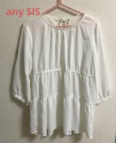 最終お値下げ❣️anySIS シアーブラウス