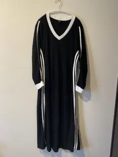 Dazy Plus 1XL ブラックロングワンピース