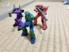 ガンダム　MSセレクション 3體セット　リック・ドム　シャア専用ザク　ザクI