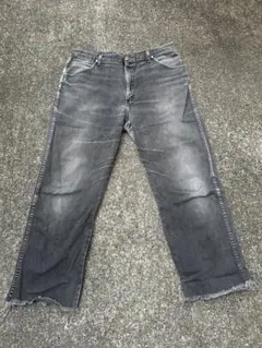 極太00s Wrangler ブラックバギーデニム W38L30 グッドフェード - メルカリ