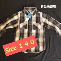 【BREEZE】チェックシャツ 140サイズ