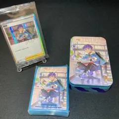 【ポケカ中国限定】　デッキシールド　スリープ　金属ダメカンケース　セット ポケカ中国限定】 デッキシールド スリープ 金属ダメカンケース