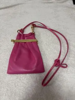 sacai ピンク レザー ショルダーバッグのサムネイル