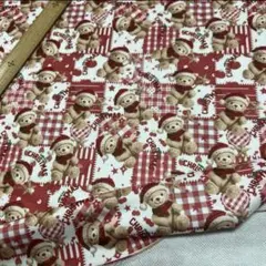 クリスマスニット生地