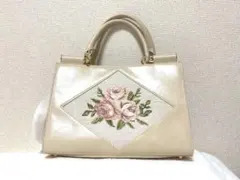新品　an another angelus ローズ刺繍トートバッグ　ショルダー