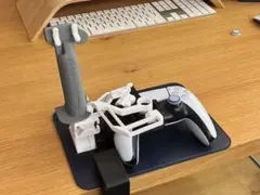 PS5 コントローラー用 フライトスティック 左手用 HOTAS 3Dプリンター
