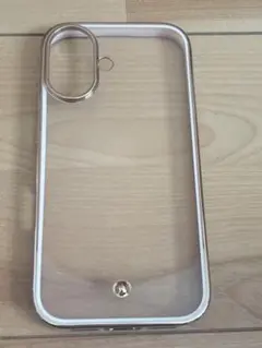 【未使用】クリア ゴールドフレーム iPhone16ケース