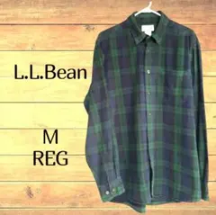 L.L.Bean ブラックウォッチタータン　長袖シャツ 古着 チェック柄